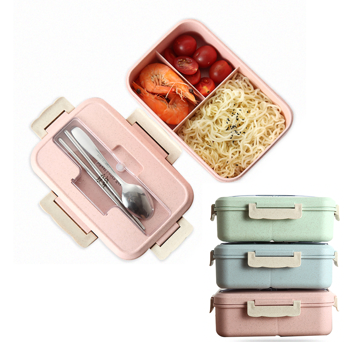 Wheat Bento Lunch Box