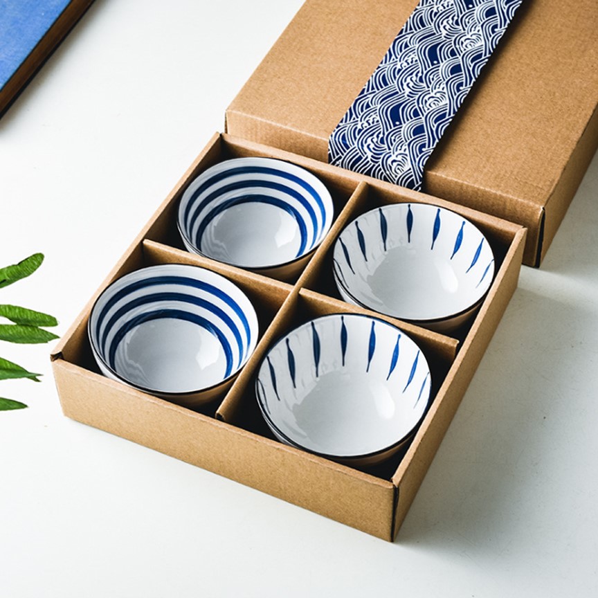 Japanese 4pcs Bowl Set