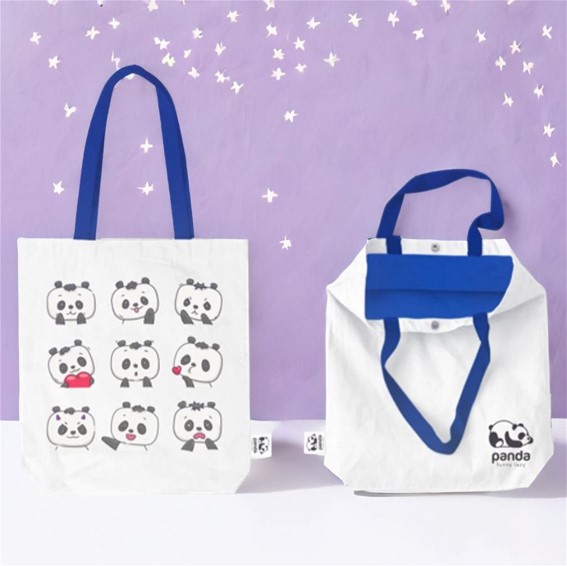 Magnetic Closure Cotton Tote